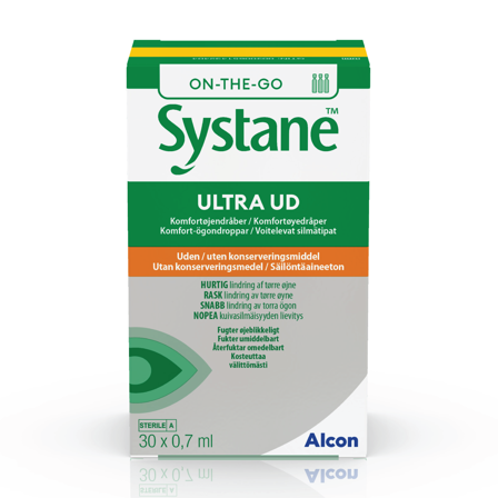 Systane Ultra UD Komfortøyedråper, 30 x 0,7 ml