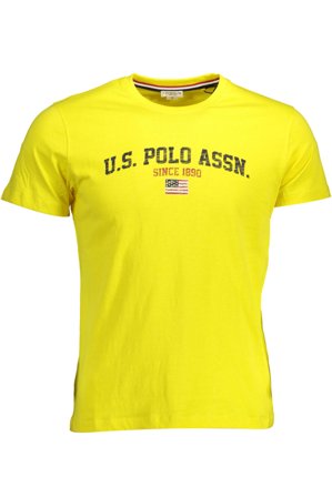 U.s. Polo T-shirt Maniche Corte Uomo Giallo