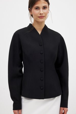 Claire Rose x NA-KD taillierter Blazer - Taillierter Blazer - Schwarz - EU 44