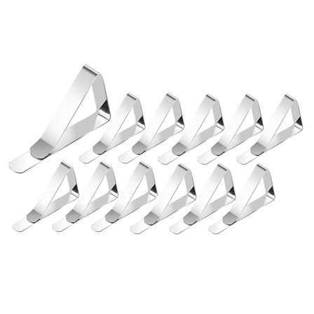 Dukklämmor / Dukhållare – Metallklämmor 12-pack