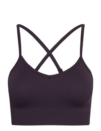 Collective Rib Strap Sports Bra W Purple Craft