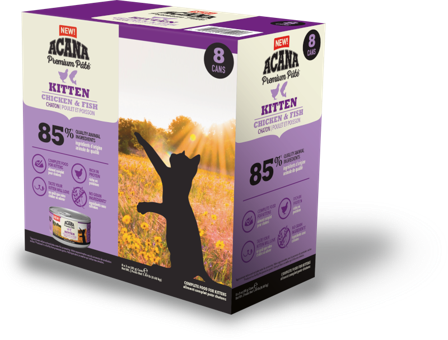Acana - Cat Premium paté Kitten Chicken/ Fish 85 g x 8-pk. - Katt - Kattefôr & kattemat - Våtfôr og våtmat - ZOO.no