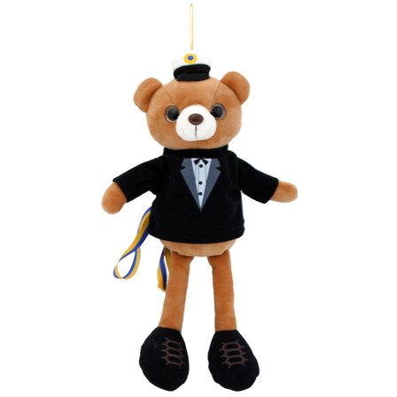 Studenterbamse Bjørn med Kostume