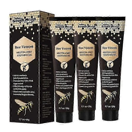 3x Wewersh Nya Zeeland Bee Venom Ledlindring Gelbee Venom Ledlindring Lugnande Gel 2024