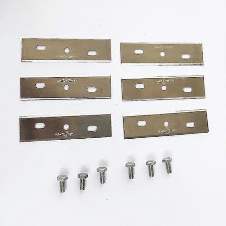 6 stk./sett gressklipperblader for AL-KO Robolinho 500/700/1150/1200/2000 reservedeler kutteredeler