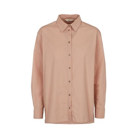 Basic Apparel Vilde Loose Shirt Pink, Dame Skjorter