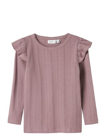 name it Nmfjulia Ls Slim Top Noos - Pink - 92