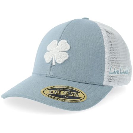 Black Clover - Blå trucker Keps - Perfect Luck 22 Heather Peri Blue Trucker @ Hatstore