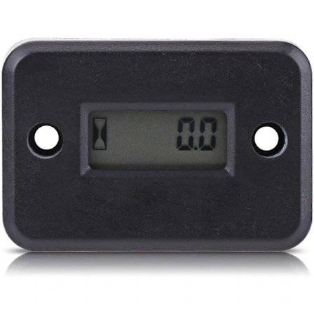 Trådløs vibrasjonstimeteller, induktiv digital timeteller, vanntett timeteller (svart) [CO]