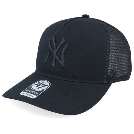 47 Brand - MLB Svart trucker Keps - New York Yankees Mesh Hitch Rf Black A-Frame Trucker @ Hatstore