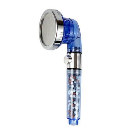 Dusjhode, høytrykks vannsparende filter, med bryter, 3 funksjoner