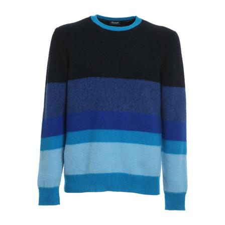 Drumohr, Knitwear Niebieski, Mężczyzna, Rozmiar: M