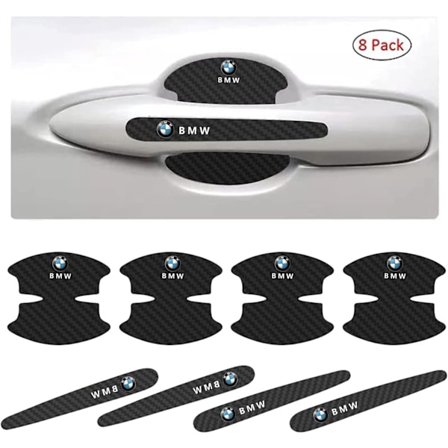 Universal Dörrhandtagsskydd i Kolfiber för Bilar - Skyddar Mot Färgrepor