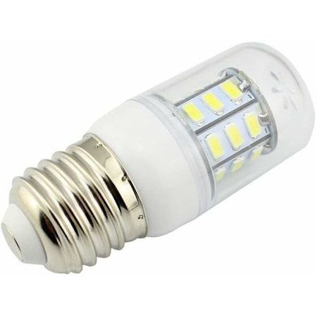 HHF LED-pærer, 1pakke LED Maispære E27 5W 12V 24V Klar og Frost Energilampe Deksel 5730 27 LED 86-265V 12 til 24 Volt Lamper