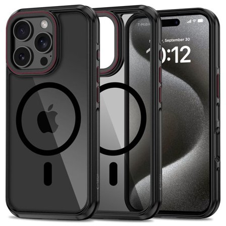 Tech-Protect MagHybrid MagSafe iPhone 16 Pro-etui - svart