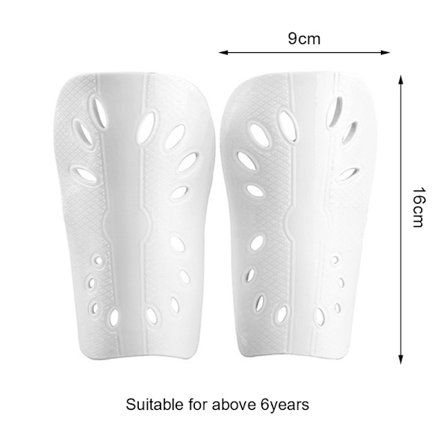 1 par Fotbollsbenskydd Fotbollsskydd i plast Benskydd F