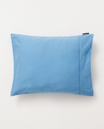 Lexington Kissenbezug blue sky aus gewaschenem baumwollsatin