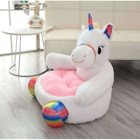 Stuffed Animal Soffa Stol för barn, nalle-björn-fluffig