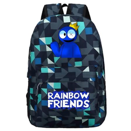 Roblox Rainbow Friend Ryggsekk Stor kapasitet Student skoleveske y C