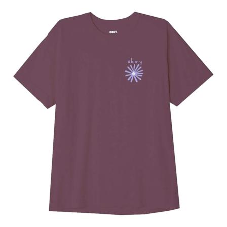 Obey, T-Shirts Fioletowy, Mężczyzna, Rozmiar: L