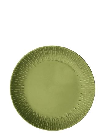 Confetti Lunch Plate W/Relief 1 Pcs . Giftbox Home Tableware Plates Small Plates Green Aida