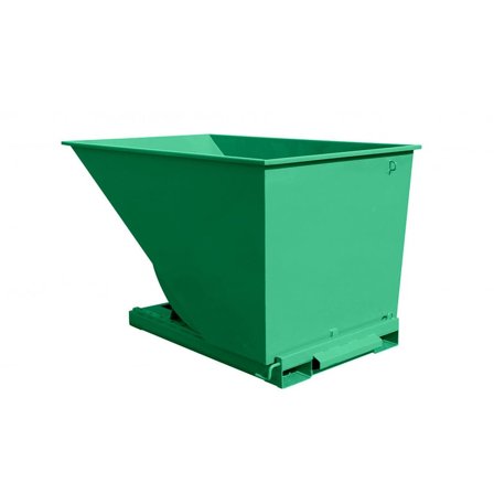 Tippcontainer, 2000 liter, grønn