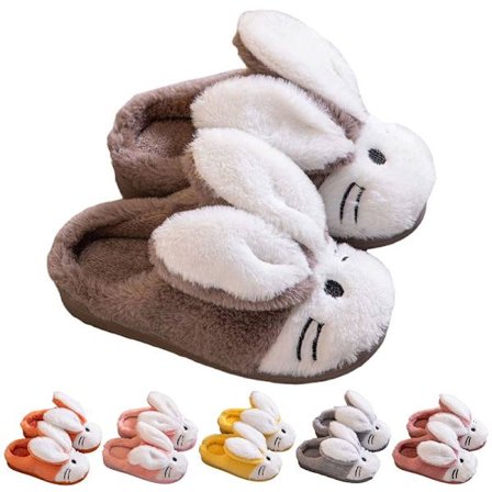 Søde Kanin Plys Bomuldssko til Børn Tegneserie Varme - Perfekt