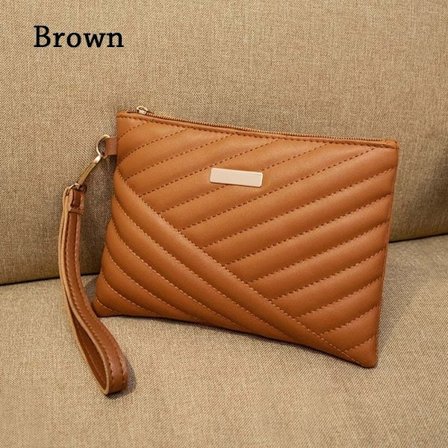 Armbandsväska Kuvertväska BRUN - on stock