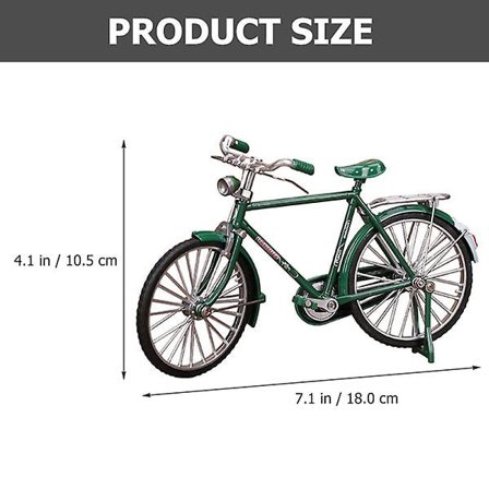 Cykelmodell Vintage Cykel Dekoration Modell Retro Järn Ar
