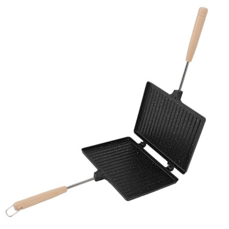 Sandwich bakeform dobbeltsidig non-stick bakeform hjemme frokostpanne