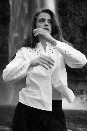 CAMILLA PIHL - Edda Blouse - White SizeL