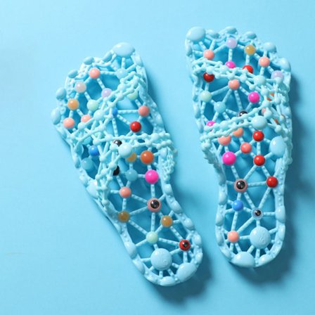 Zonterapi Sandaler Fotmassager LJUSBLÅ 39-40 light blue 39-40