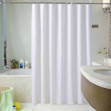 Bruseforhæng 120x180 cm hvidt stof vandtæt meldug resistent