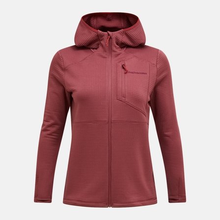 Peak Performance - Trail Polartec Power Grid Zip Hood Femme