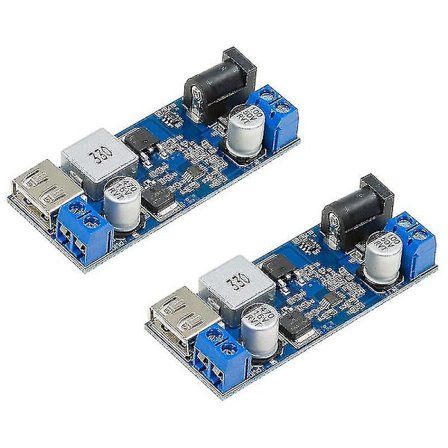 Dc 6v 9v 12v 24v till Dc 5v 5a Konvertermodul, 9-36v Steg Ner Till Usb