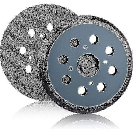 2 stk. 125 mm 8-huls krog- og løkke-orbital slibepude udskiftningspude (blå)