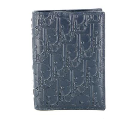 Dior Vintage Pre-owned Leather wallets Blå, Dame Vintage Accessories, Størrelse: ONE Size