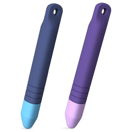 Kapasitiivinen kosketuskynä 2-in-1 kosketusnäyttö kumikärjellä - Musta