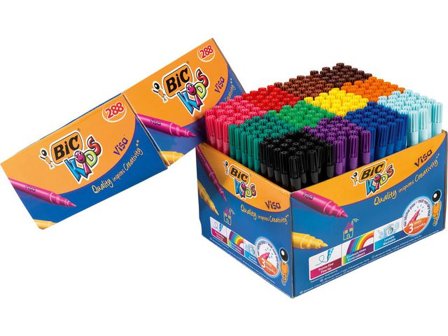 BIC Fiberpenna kids Visa 288/fp - Lyreco - Skola och förskola - Pennor och tillbehör - Fiberpennor - Standard