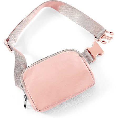 Unisex Vyölaukku Säädettävällä Hihnalla Mini Vyölaukku Treeniin, Juoksuun, Matkustamiseen, Vaellukseen, Vaaleanpunainen