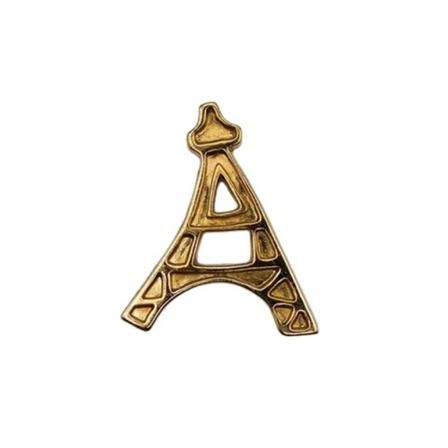 Yves Saint Laurent Vintage, Pre-owned Brooche Geel, Dames, Maat:ONE Size