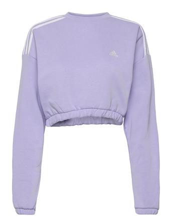 Crop Crew Sweatshirt W Purple Adidas Performance