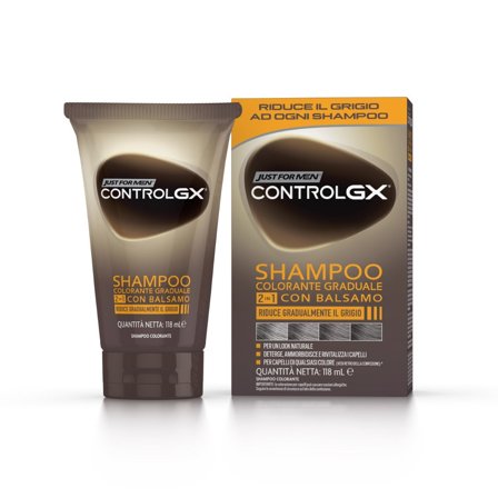 Just For Men Control Gx 2 In 1 Shampoo/Balsamo Colorante Graduale