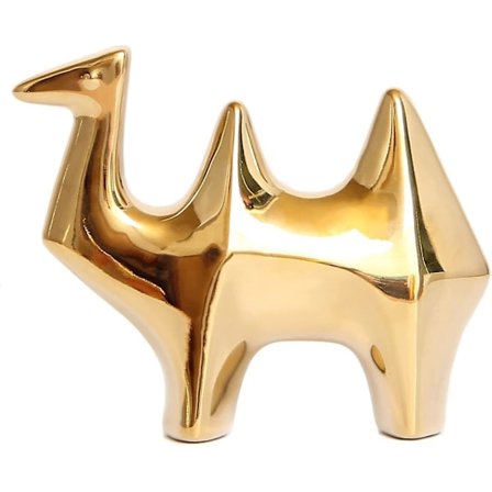 Små Dyrestatuer Hjemmedekorasjon Moderne Stil Gull Dekorative Ornamenter