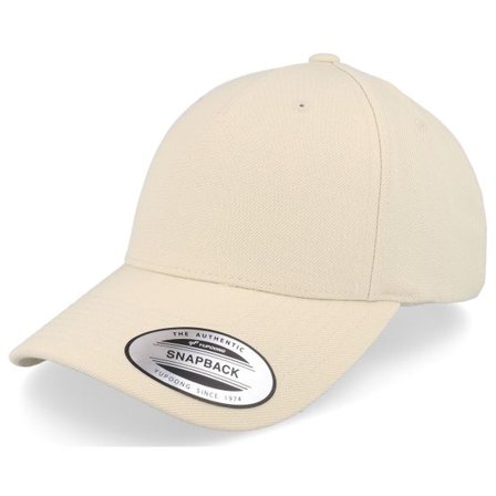 Yupoong - Beige adjustable Keps - Classic A-Frame Stone Adjustable @ Hatstore