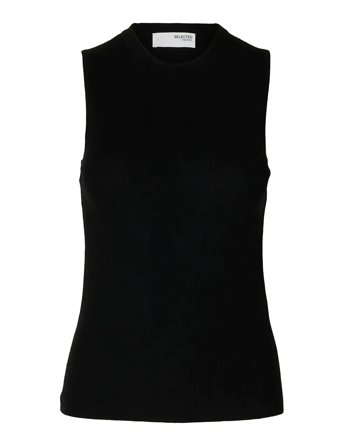 Selected | Slfingrid Sl Knit Top | L