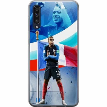Samsung Galaxy A50 Genomskinligt Skal Kylian Mbappé