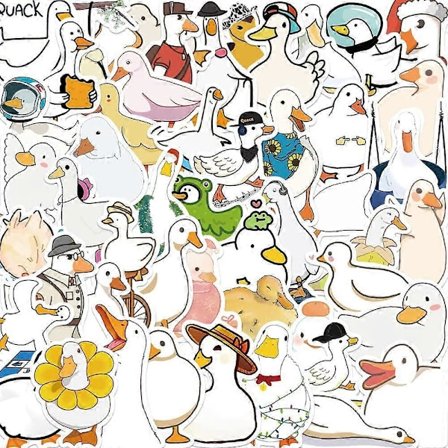 Andeklistremerker 50 stk Kule Estetiske Klistremerker for Vannflasker Laptop Scrapbooks Gitarer Bagasje Sykkel Telefon Skateboard - Tenåringsjente 