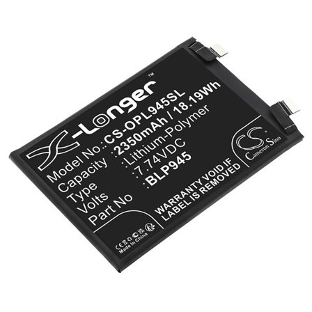 Batteri till SmartPhone, Mobil för Oneplus ACE Pro, Ace Pro 5G, PGP110 m.fl.