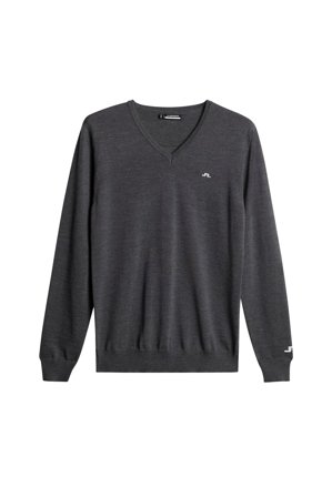 J.Lindeberg - Golf - Lymann Knitted Sweater - Grey - Mann - XL